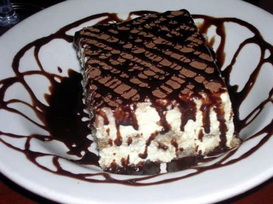 Çikolata kaplı tiramisu